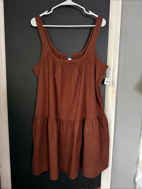 Old Navy SL Scoop Neck Coco De Mer Pockets Size: L